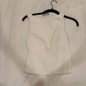 Bershka Classic White Tank Top